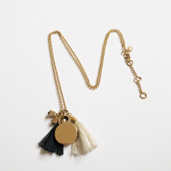 J.Crew Tassel Pendant Charm Necklace - Picture 1 of 2